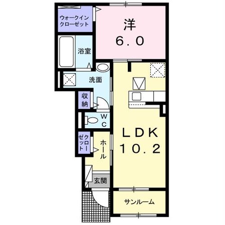 ラシエルの物件間取画像